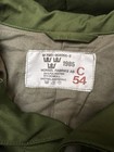 Vintage Swedish C 54 Military Army Norsel Fabrics Field Jacket 1985 Olive Green
