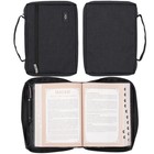 Christian Art Gifts Bible Cover For Men  Women  Black  Xl  Zipper Pocket