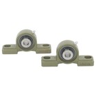 2 Pcs Ucp201-8 1 2 Inch Self Aligning Pillow Block Bearing 2 Bolt Solid Base