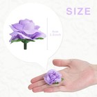 50pcs Purple Roses Artificial Flowers Bulk  1 6  Small Silk Fake Roses Flower   
