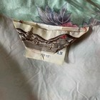 Vtg Japanese Kimono Robe Women   s Mint Green Pastel Floral  Gorgeous Antique 