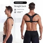 True Fit Posture Corrector Belt Adjustable Back Brace Straightener For Men Women