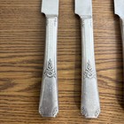 Rio Pattern Wm A Rogers Oneida Silver Plate New French Hollow Knife Set Of 7