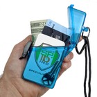 2 Pack - Witz See It Safe Clear Waterproof Id Badge   Card Holder Case W Lanyard