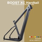 Airwolf 29er T1000 Carbon Fiber Mtb Bike Frame Xc Bicycle 148 142 12mm 135 9mm