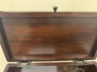 Beautiful Mahogany Silver Chest W  Brass Accents Vintage Antique Style Storage