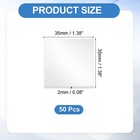 50pcs Heavy Duty Double Sided Tape  1 38  X 0 98  Sticky Adhesive Nano Tape