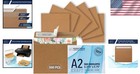 A2 Kraft Envelopes 500 Pack - Self-seal Invitation Envelopes