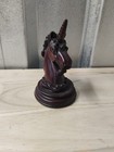 Dark Red Unicorn Fantasy Figurine Statue Collectible