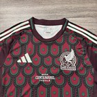 2024 Men   s Adidas Mexico National Team Home Soccer Jersey Large Slim Red Logo