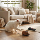 Electronic Remote Control Rat realistic Simulation Mouse Toy For Cat dog  Plu   
