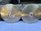 A  Zildjian 14   Hi-hats Cymbals Pair-thin Light 1960s Vtg 742  781 Grams