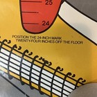 Bugs Bunny Growth Chart Brachs Candy Corn W carrot Poster   New Opened Vtg 1989