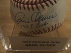 1969 Chicago Cubs Gene Oliver Autographed    official Mlb Ball W coa