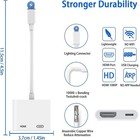  apple Mfi Certified  Lightning To Hdmi Adapter iphone Hdmi Adapter 1080p Digita
