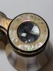 Antique French-style Mother-of-pearl Opera Glasses With Very Used Leather Case