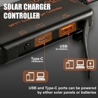 10a 12v Mppt Mini Solar Charge Controller With Lcd For Lifepo4 agm gel Battery