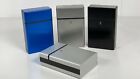 Slide Down To Open Aluminum Cigarette Case Pack Holder For 100mm