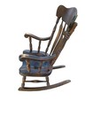 S  Bent   Brothers Antique Colonial Style Mahogany Rocking Chair Approx 44    Read
