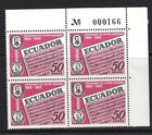 Ecuador Stamps Mnh Blocks Scott  734-737 -nice Selection-good Value-take A Look 