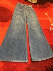 Vtg 1970   s Cheap Jeans High Rise Waist Bell Bottoms