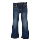 09mwgms Wrangler Girls Dark Wash Boot Cut Jeans W w Stitch Back Pocket New