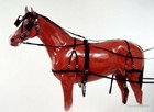 Horse Driving Harness - Black Nylon - Horse Size - Low Maintenance
