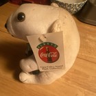 Coca-cola Polar Bear Plush Stuffed Animal Small 6-14 In