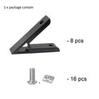 8 Pcs 2020 45 Degree Angle Bracket 20 Series Aluminum Extrusion Corner T v