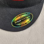 Marvel Hat Cap Fitted Mens One Size 6 7 8-7 1 4 Black 210 Flexfit Logo Comics