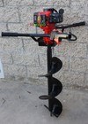 2hp Two Man Post Hole Digger Earth Planting 52cc Gas With 6    12  Auger Bits