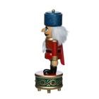 Kurt Adler Wooden Wind-up Musical Nutcrackers  Soldier  8 5 
