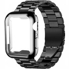 For Apple Watch Series 10 987 65 4 3 2 1 Se 2 Metal Iwatch Strap Band   Tpu Case