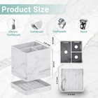 Toothbrush Holders For Bathrooms  3 Slots Kids Countertop Silicone Electric