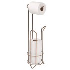 Rustic Toilet Paper Holder Dispenser 3 Roll Free Standing Bath Storage New