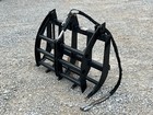48  Compact Tractor Root Rake Clam Grapple Attachment Skid Steer Quick Attach