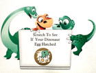 Baby Shower Scratch Off Game  Dinosaurs 20 Ct 