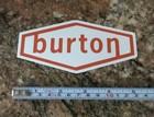 Burton Ski Sticker - Skiing Snowboarding Skiis Snowboards Mountain Sports