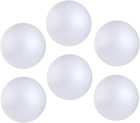 Craft Foam Polystyrene Balls 6 Inch 6 Pack White Smooth Surface For Crafts