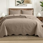 Luxury Bedspread Set 3 Piece Quilted Coverlet Bed Throw Queen King Size Bedding