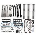 Full Gasket Set Timing Chain Kit Head Bolts For 99 Ford Expedition 5 4l V8 Sohc
