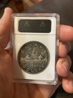 1947 Canada Silver Dollar George Vi Anacs Ms63 Maple Leaf  Mintage 21 135
