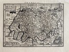 Antique Map L isle De France Parisiensis Agri Descriptio By  Mercator   C  1628