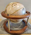 Vintage Replogle 12  Diameter World Classic Globe Wwood Base