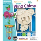 Masterpieces - Sloth Wind Chime Wood Craft   Paint Kit