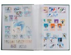 Stamp Collecting Album Blue Lighthouse Stock Book 9x12  16 White Pages Gift New