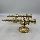 Vintage Brass Wall Candle Sconce Candle Holder Home Decor Set Of 2 Ornate Swirls