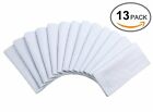 13 Pcs Vintage Mens Pocket Handkerchief Men Hankie Hanky Lot Set