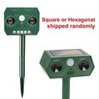 2025 New Solar Ultrasonic Animal Repellent Dog Cat Skunk Deer Raccoon For Garden