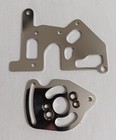 New Traxxas Slash 4x4 Lcg Chassis Silver Anode Aluminum Battery Trays  Rc24